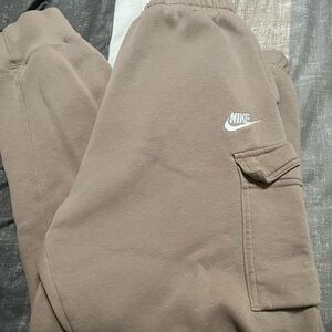 Nike Tan Jogger Pants with cargo pockets - xl men’s